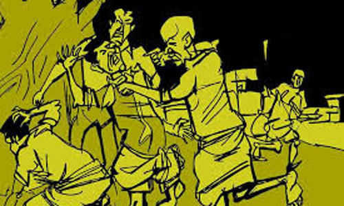 தா. பழூர் அருகே இருதரப்பினர் இடையே மோதல்