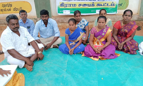 ஐந்தாங்கட்டளை ஊராட்சியில் கிராம சபைகூட்டம்