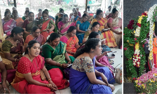 சத்துவாச்சாரி திருப்பதி விநாயகர் கோவிலில் ஸ்ரீ விஷ்ணு பாராயணம்