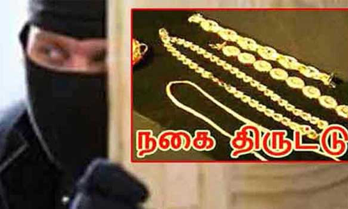 பூட்டிய வீட்டில் நகை-பணம் திருட்டு