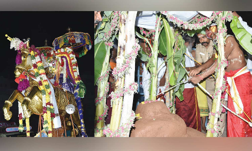 பழனி கோவில் நவராத்திரி விழா வேல் வாங்கும் நிகழ்ச்சியில் குளறுபடி