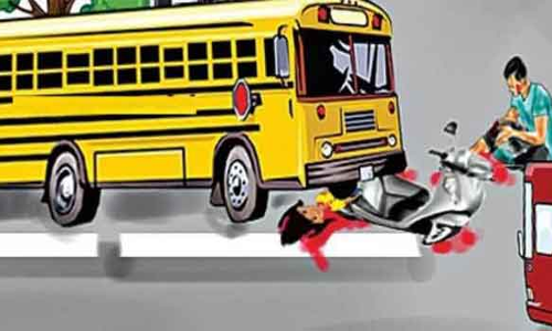 அரசு பஸ் ேமாதி விபத்து