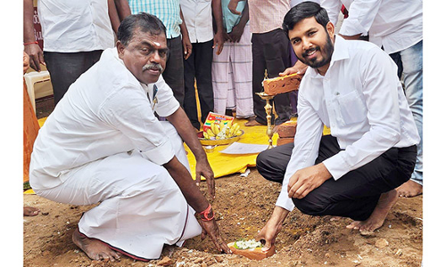 புதிய அங்கன்வாடி கட்டிடங்கள் கட்டும் பணி