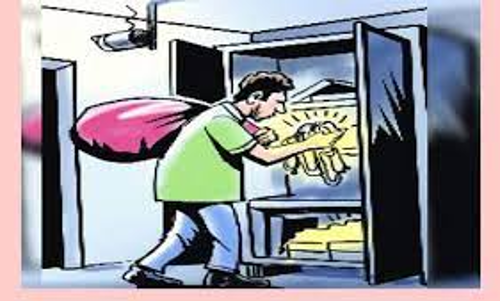 2 வீடுகளில்   நகைகள்-பணம் கொள்ளை