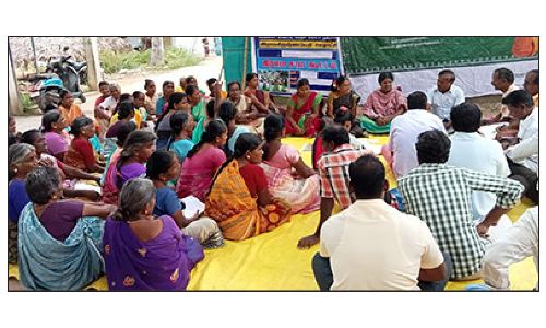 ராமகிருஷ்ணம்பதி ஊராட்சியில்   கிராம சபை கூட்டம்