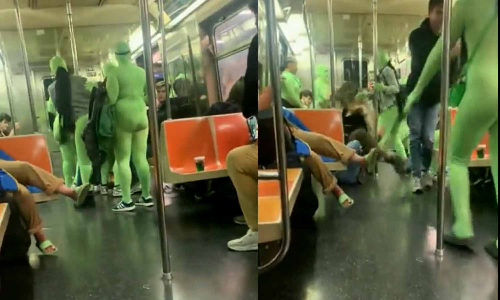 நூதன முறையில் கைவரிசை காட்டிய பெண் கொள்ளையர்கள்... சுரங்க ரெயிலில் நடந்த துணிகரம்