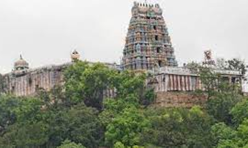 விராலிமலை முருகன் கோவிலில் அம்பு எய்தல் நிகழ்ச்சி