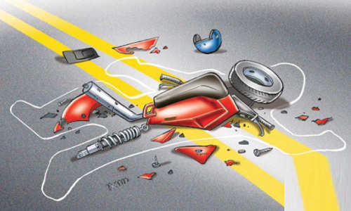 வேலூர் கொரியர் நிறுவன ஊழியர் விபத்தில் பலி