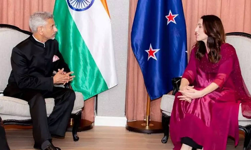 நியூசிலாந்து பிரதமருடன் மத்திய மந்திரி ஜெய்சங்கர் நேரில் சந்திப்பு