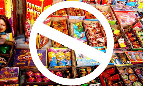 கடைகளில் சீன பட்டாசுகள் விற்பனைக்கு தடை