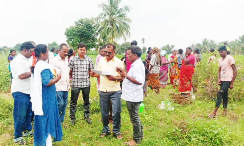 பண்ணை குட்டை பணிகள் தொடக்கம்