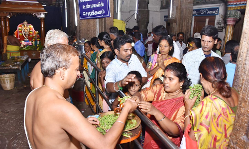 பெருமாள் கோவில்களில் பக்தர்கள் சாமி தரிசனம்