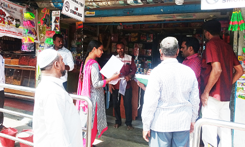 பட்டாசு கடைகளில் உதவி கலெக்டர் திடீர் ஆய்வு