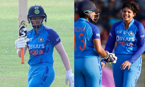 பேட்டிங்-பந்து வீச்சில் அசத்திய ஷபாலி வர்மா: வங்காளதேசத்தை 100 ரன்னில் சுருட்டி இந்தியா வெற்றி