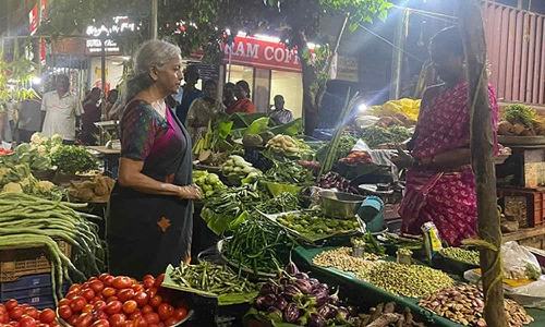 சென்னையில் தெரு ஓர கடையில் காய்கறி வாங்கிய மத்திய நிதி மந்திரி- வைரலான வீடியோ