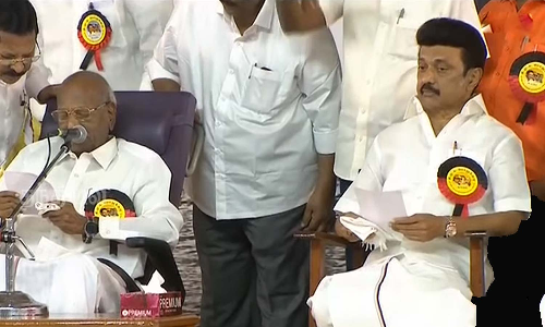 திமுக தலைவராக முதல்வர் மு.க.ஸ்டாலின் போட்டியின்றி தேர்வு-  பொதுக்குழுவில் அதிகாரப்பூர்வ அறிவிப்பு