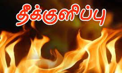 சுடுகாட்டுக்கு சென்று இளம்பெண் தீக்குளித்து தற்கொலை