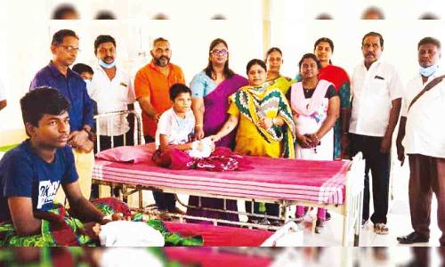 விவேகானந்தா சேவாலய சிறுவர்களுக்கு முன்னாள் மேயர் ஆறுதல்