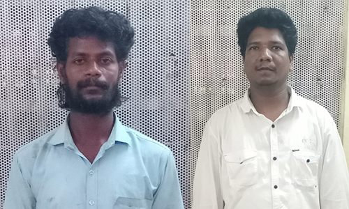 வடலூரில் போலீஸ் அதிரடி:  லாரியில் இரும்பு பொருட்கள் கடத்திய 2 பேர் கைது