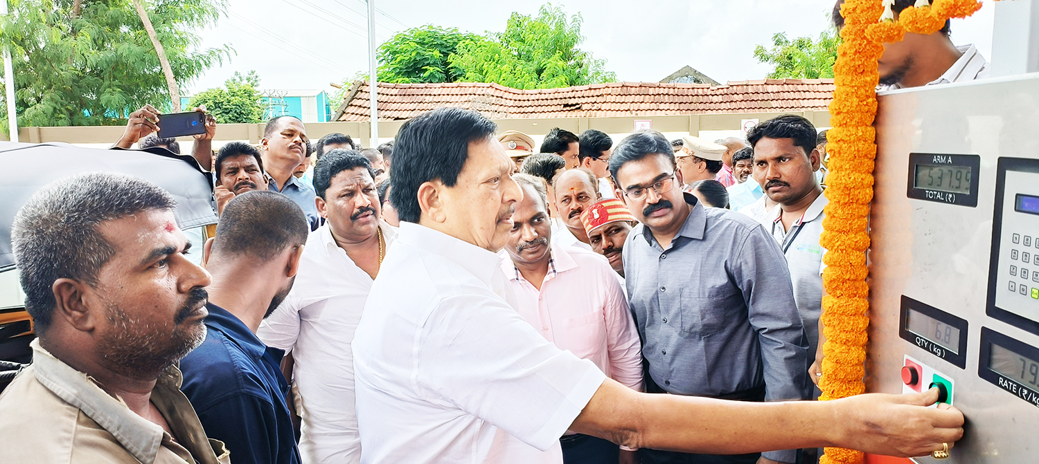 தமிழகத்தின் முதல் இயற்கை எரிவாயு நிலையம்