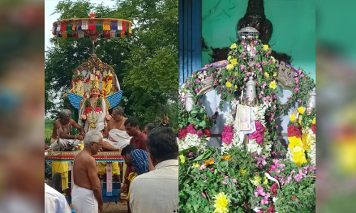 குரும்பபட்டி ரெட்டிபட்டியில்   கிருஷ்ண பெருமாள் கோவில் புரட்டாசி திருவிழா