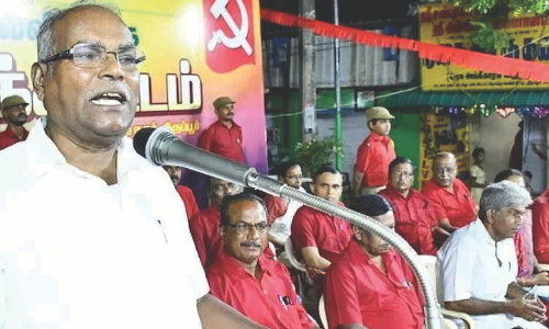 மின் கட்டண உயர்வால்  மக்கள் மத்தியில் தி.மு.க. அதிருப்தியை சம்பாதிக்க நேரிடும் -  மா.கம்யூ.பாலகிருஷ்ணன் பேச்சு