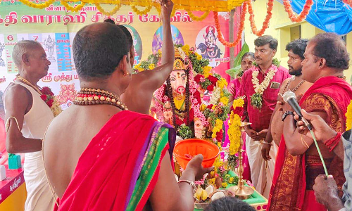விளாத்திகுளம் ஸ்ரீ சக்தி வாராகி சித்தர் கோவில்  மகா கும்பாபிஷேக விழா