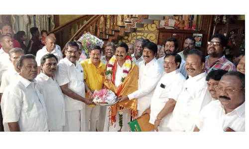 அன்பழகனுக்கு கவர்னர் தமிழிசை வாழ்த்து