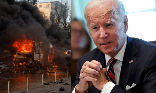 உக்ரைன் மீதான ரஷிய ஏவுகணைத் தாக்குதல் மிருகத்தனமானது- அமெரிக்க அதிபர் கண்டனம்