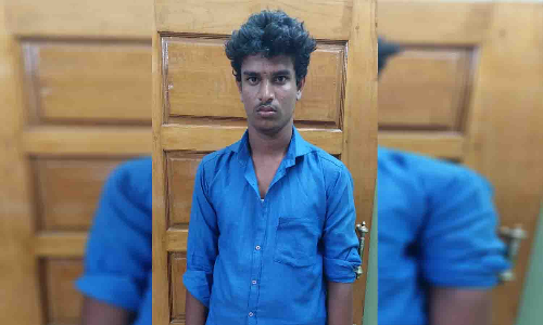 உடுமலை அருகே ஆடு திருடிய வாலிபர் கைது