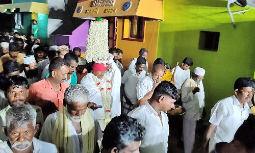 விளாத்திகுளம் அருகே மத நல்லிணக்க ஒருமைப்பாட்டு விழாவாக சந்தனக்கூடு திருவிழா