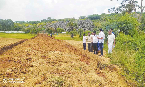 சோளிங்கர் கிருஷ்ணாபுரத்தில் மயான பாதை அமைப்பு