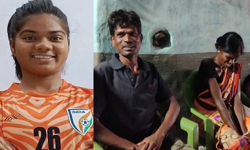 இந்திய பெண்கள் கால்பந்து அணி கேப்டனின் பெற்றோர் செய்த நெகிழ்ச்சி செயல்