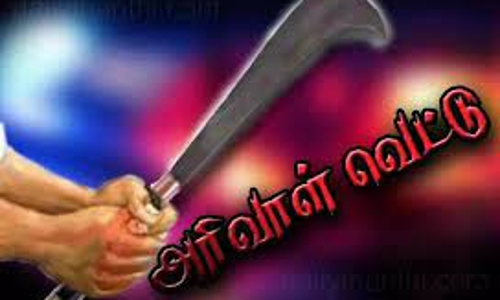 தொழிலாளியை அரிவாளால் வெட்டியவர் கைது