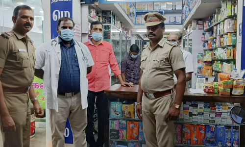 திட்டக்குடியில் டாக்டரின் பரிந்துறையின்றி ஊசி, மருந்துகளை விற்ற 2 பேர் மீது வழக்கு