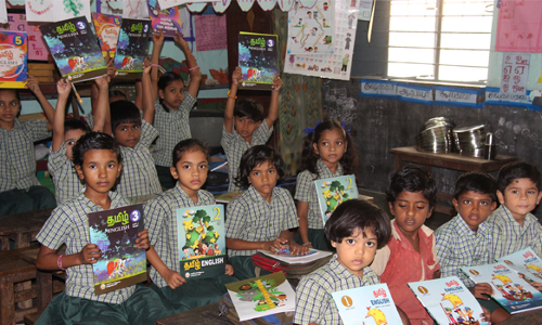 அரசு பள்ளி குழந்தைகளுக்கு 2-ம் கால பருவ புத்தகங்கள்