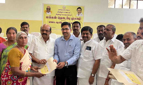 திருப்பூர் மக்கள் தொடர்பு முகாமில் 172 பயனாளிகளுக்கு ரூ.52 லட்சம் மதிப்பில் நலத்திட்ட உதவி