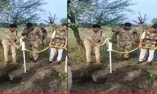 குழாயில் குடிநீருக்குப் பதிலாக சாராயம் - அதிர்ச்சி அடைந்த போலீசார்