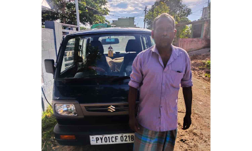 ரேசன் அரிசி கடத்தி வந்தவர் கைது