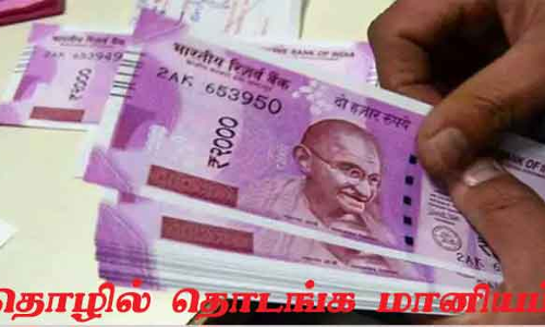 பட்டதாரி இளைஞர்களுக்கு  தொழில் தொடங்க மானியம்