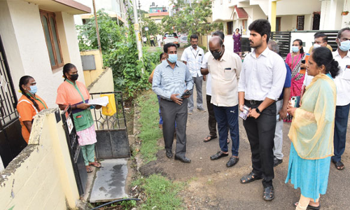 கோவை மாநகராட்சி 41-வது வார்டில் மாநகராட்சி கமிஷனர் திடீர் ஆய்வு