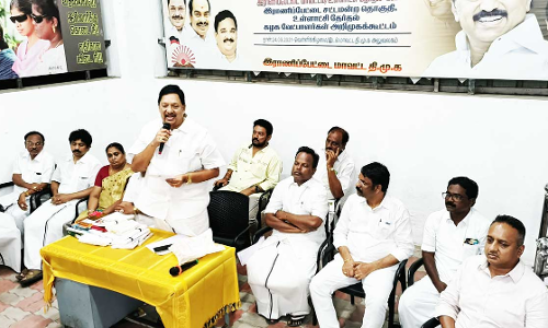 இந்தி திணிப்பை கண்டித்து தி.மு.க. இளைஞரணி, மாணவரணி சார்பில் ராணிப்பேட்டையில் நாளை ஆர்ப்பாட்டம்