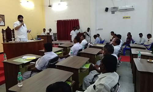 மணமேல்குடி ஊராட்சி ஒன்றிய சாதாரண  கூட்டத்தில் 9 தீர்மானங்கள் நிறைவேற்றம்