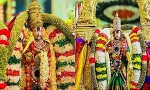 மீனாட்சி அம்மனுக்கு வைர கிரீடம்; சொக்கநாதபெருமானுக்கு வைர நெற்றிப்பட்டை