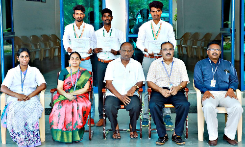 சிவகாசி பி.எஸ்.ஆர். கல்லூரி மாணவர்கள் சாதனை