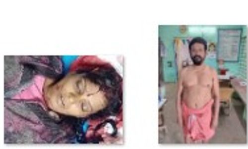 விழுப்புரம் அருகே பயங்கரம் : மனைவியை வெட்டி கொன்ற கணவர்