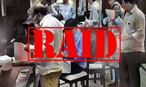 லஞ்ச ஒழிப்பு  போலீசார் திடீர் சோதனை