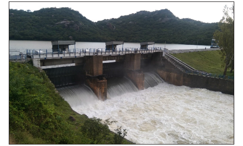 பாலக்கோடு அருகேயுள்ள   பஞ்சப்பள்ளி சின்னாறு அணையில் 4200 கன அடி உபரிநீர் வெளியேற்றம்