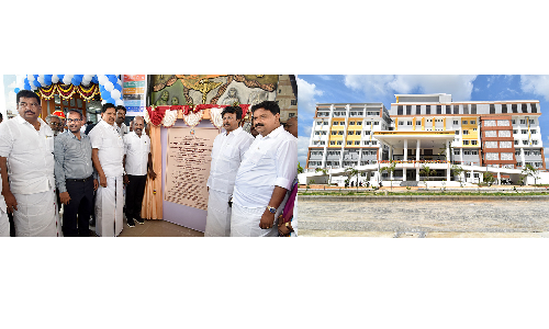 கிருஷ்ணகிரி அரசு மருத்துவக்கல்லூரி மருத்துவமனையில்  மருத்துவ சேவையை அமைச்சர்கள் தொடங்கி வைத்தனர்