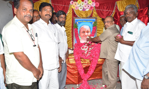 குடுமியான்மலை சவரிமுத்து அருள்தாஸ் அறக்கட்டளை  இயக்குனர் தாயார் படத்திறப்பு நிகழ்ச்சி